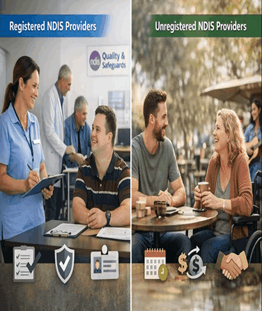 Registered vs Unregistered NDIS Providers in Melbourne: What’s the Difference?Registered vs Unregistered NDIS Providers in Melbourne: What’s the Difference?